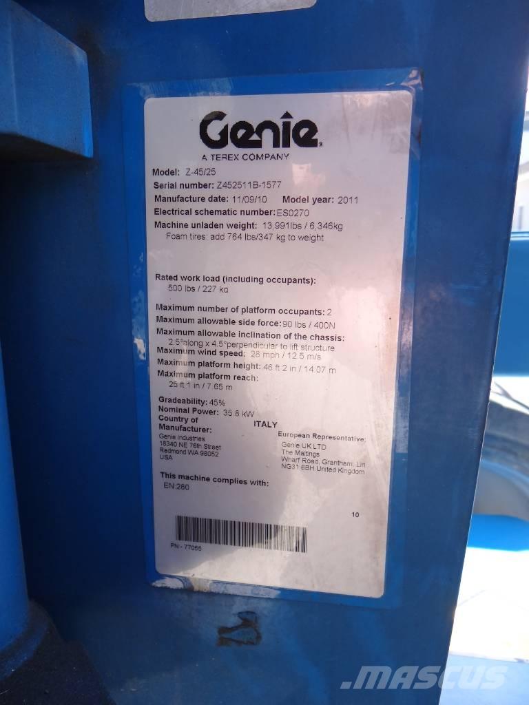 Genie Z 45/25 J RT Leddede bomlifter