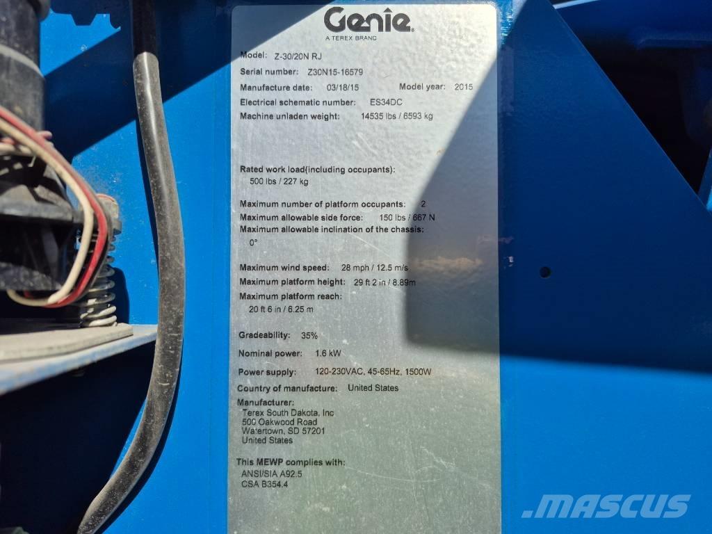 Genie Z 30/20 N Leddede bomlifter