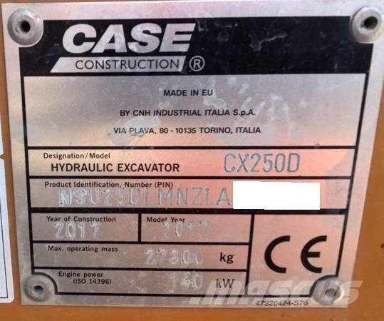 CASE CX250D Beltegraver