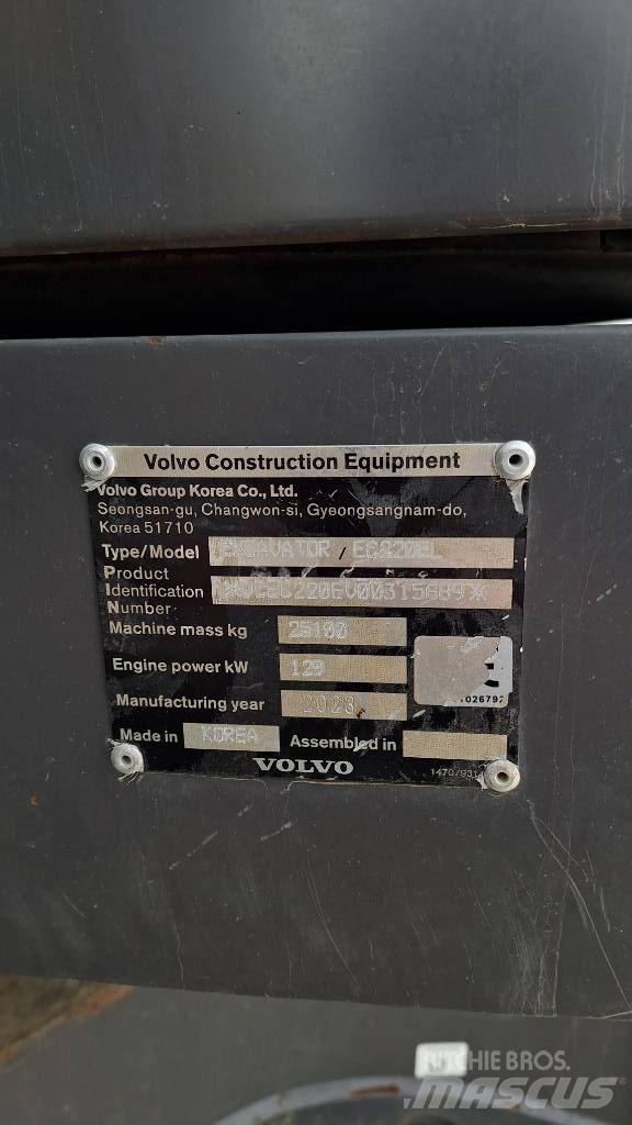 Volvo EC220E Beltegraver