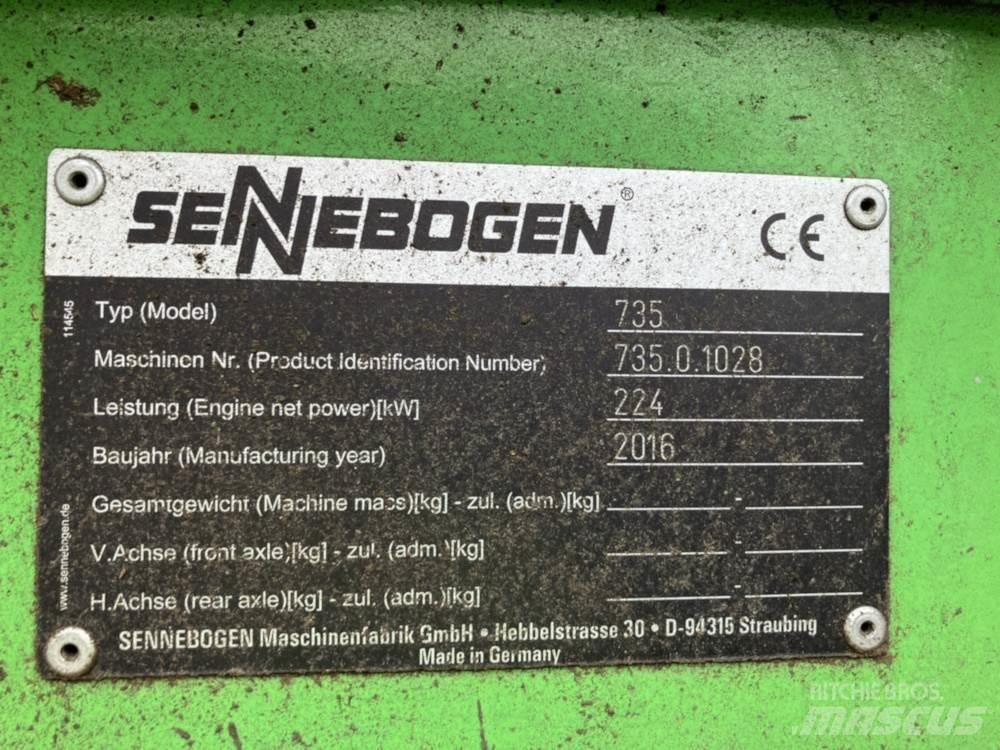 Sennebogen 735E Gravemaskiner for avfallshåndtering
