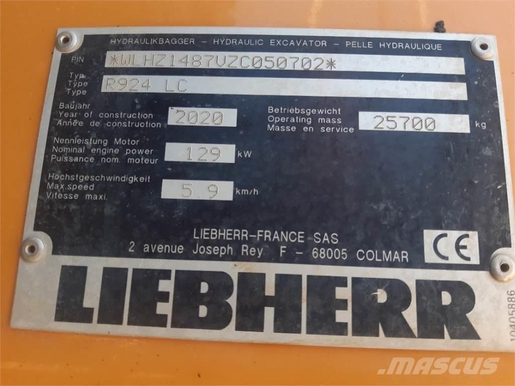 Liebherr R924 Beltegraver
