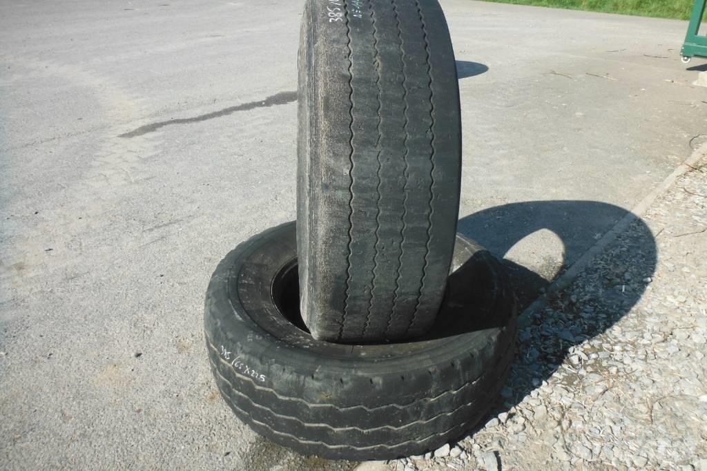 Michelin 385/65R22.5 Dekk, hjul og felger