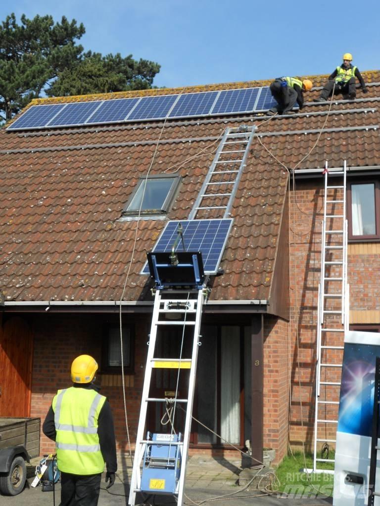 Geda Solarlift Stillas, vinsjer og vareheiser