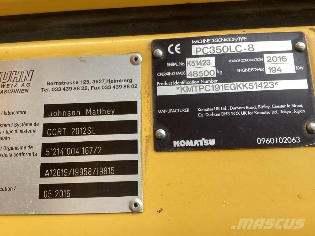 Komatsu PC 350 LC-8 Gravemaskiner for riving