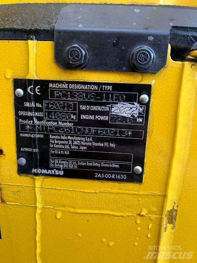 Komatsu PC138US-11 Beltegraver