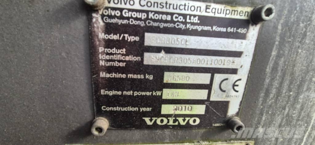 Volvo 305C Gravemaskiner for riving