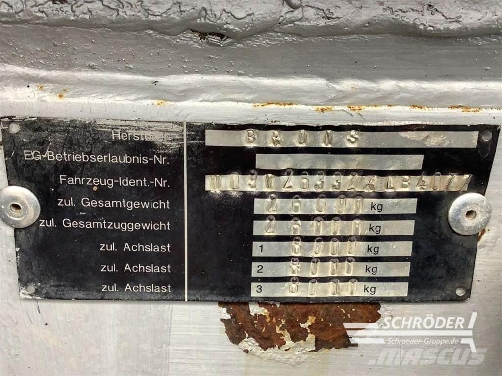 Bruns 26000 L Slamtanker