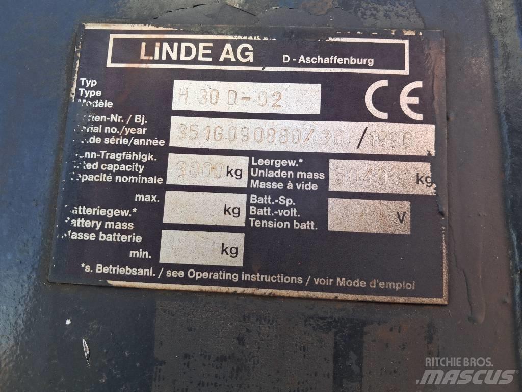 Linde H 30 D Diesel Trucker