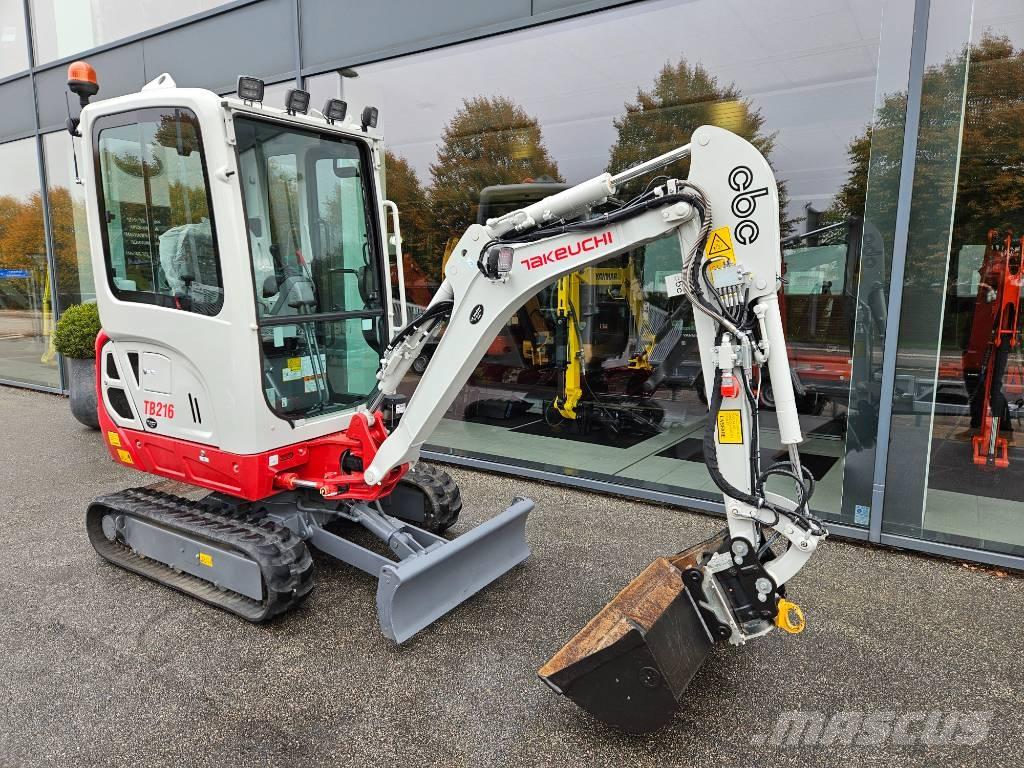 Takeuchi TB 216 Minigravere <7t