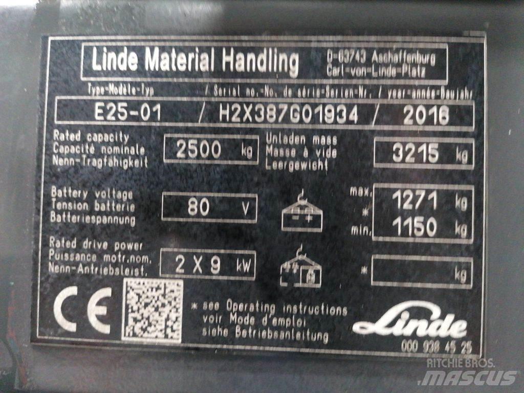 Linde E25-01 Elektriske trucker