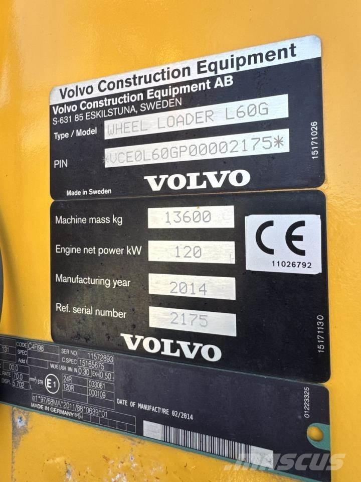 Volvo L60G Hjullastere