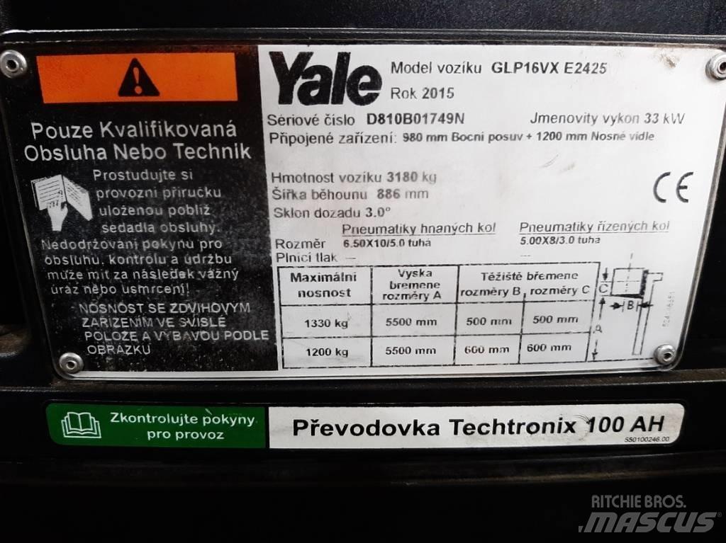 Yale GLP16VX Propan trucker