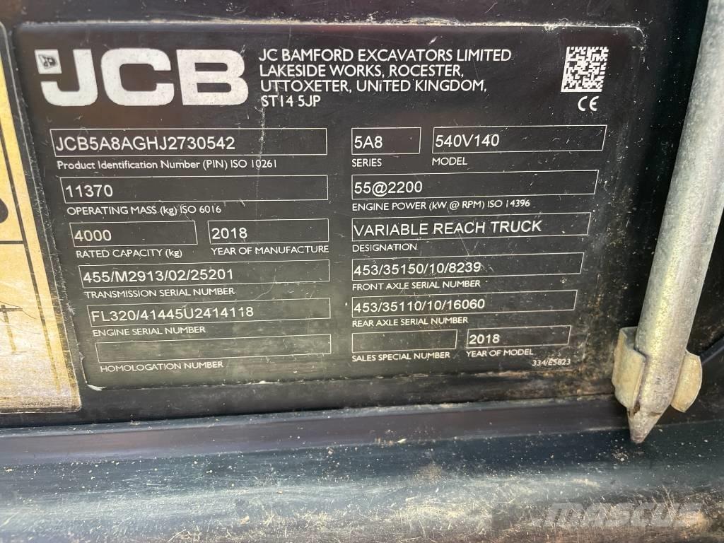 JCB 540-140 Teleskoplastere