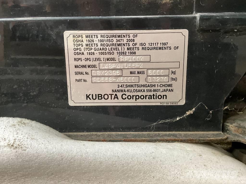 Kubota U 48-4 / U 55-4 Førerhus og Interiør