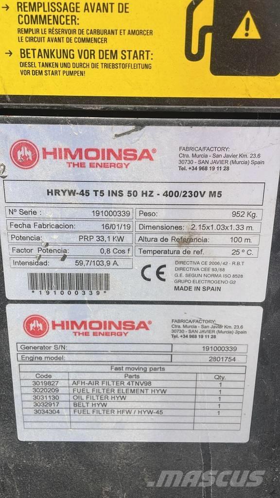 Himoinsa HRYW 45 T5 Diesel Generatorer