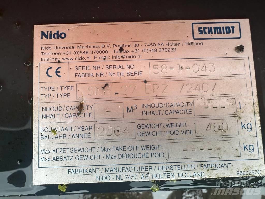 Nido SNK27 EPZ 240 Snøploger- og skjær