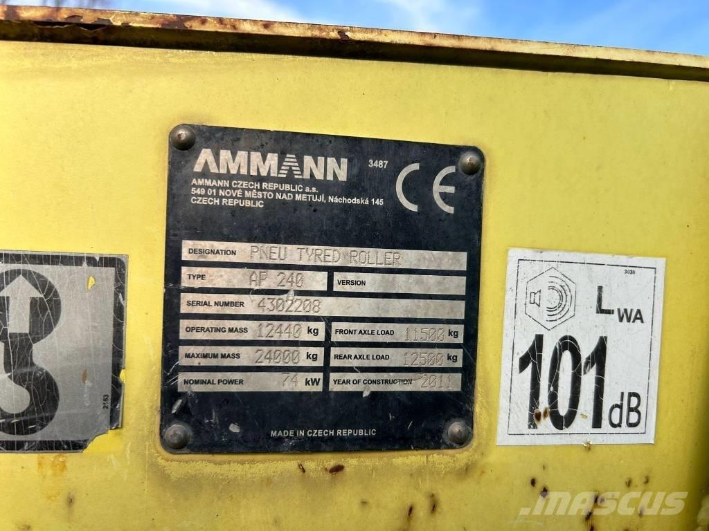 Ammann AP 240 Gummihjulsvalser