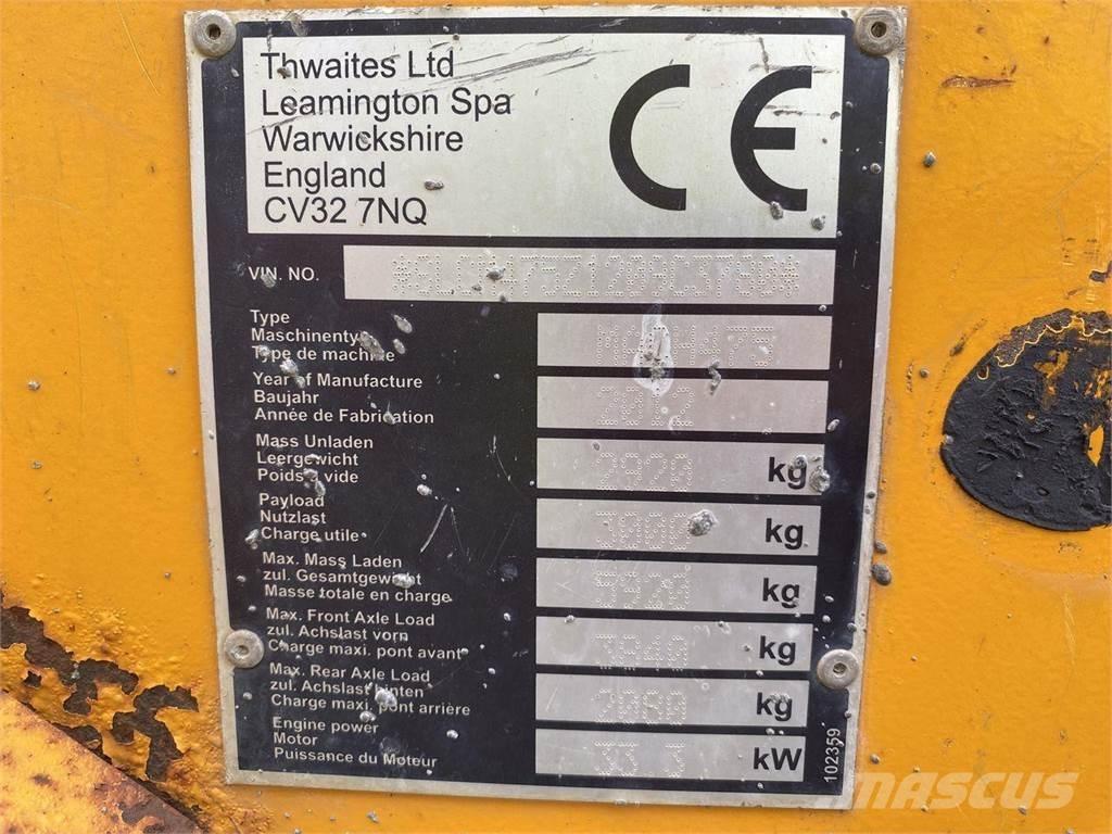 Thwaites 3 ton Mini dumpere