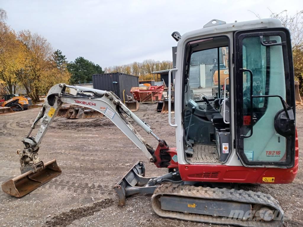 Takeuchi TB 216 Minigravere <7t