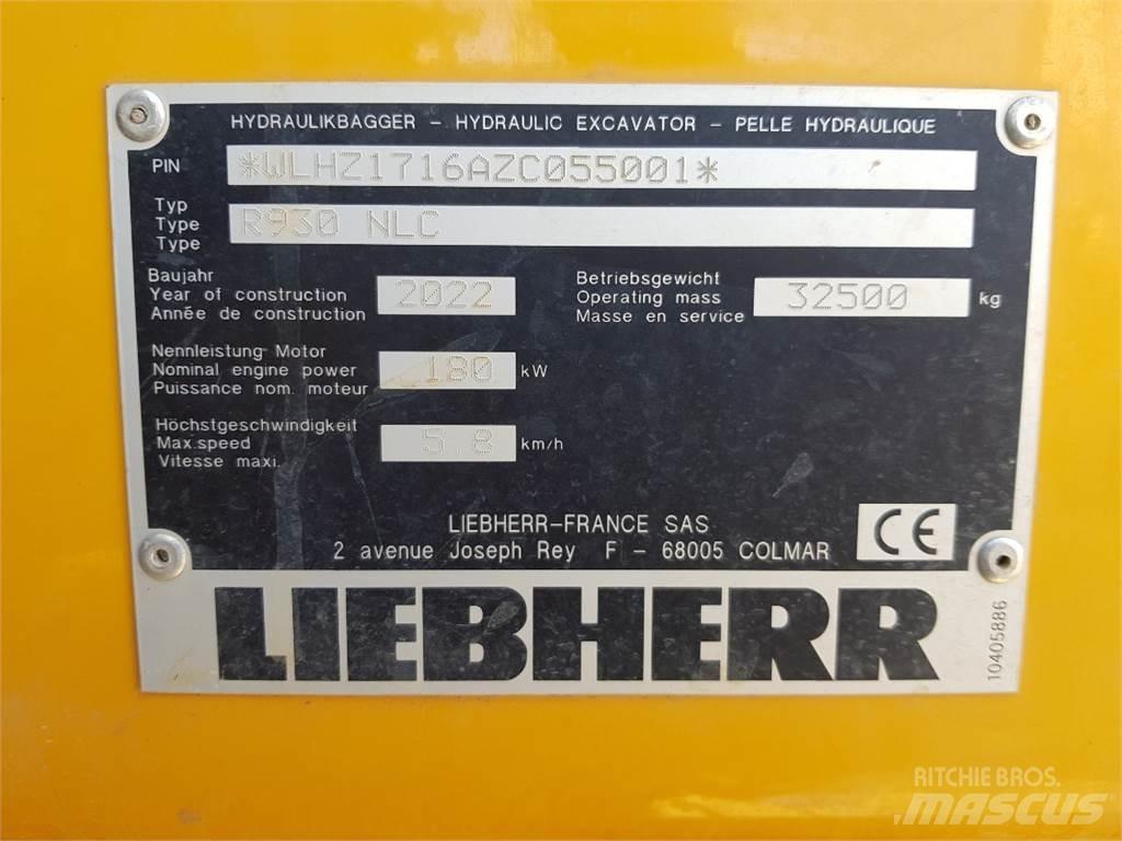Liebherr R930 Beltegraver