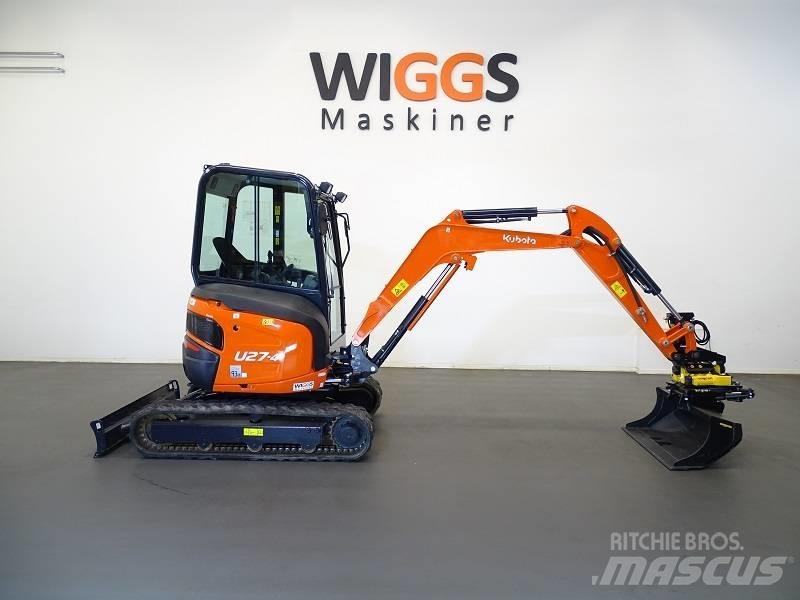 Kubota U 27-4 Minigravere <7t