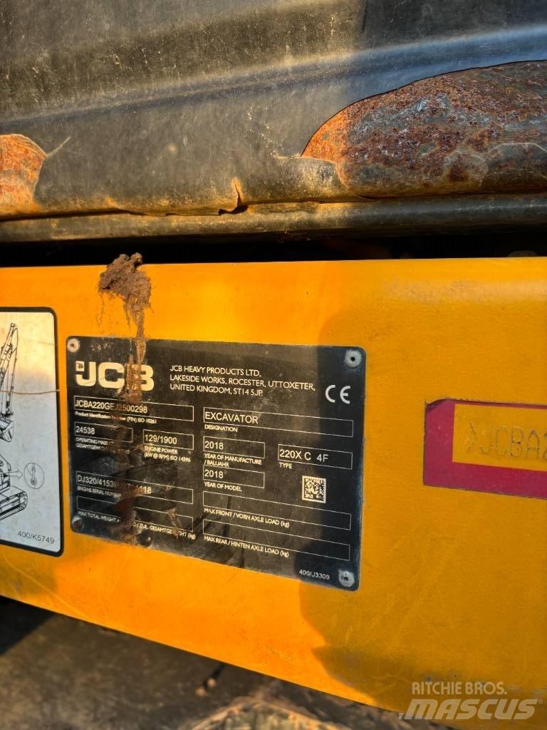 JCB 220 Beltegraver