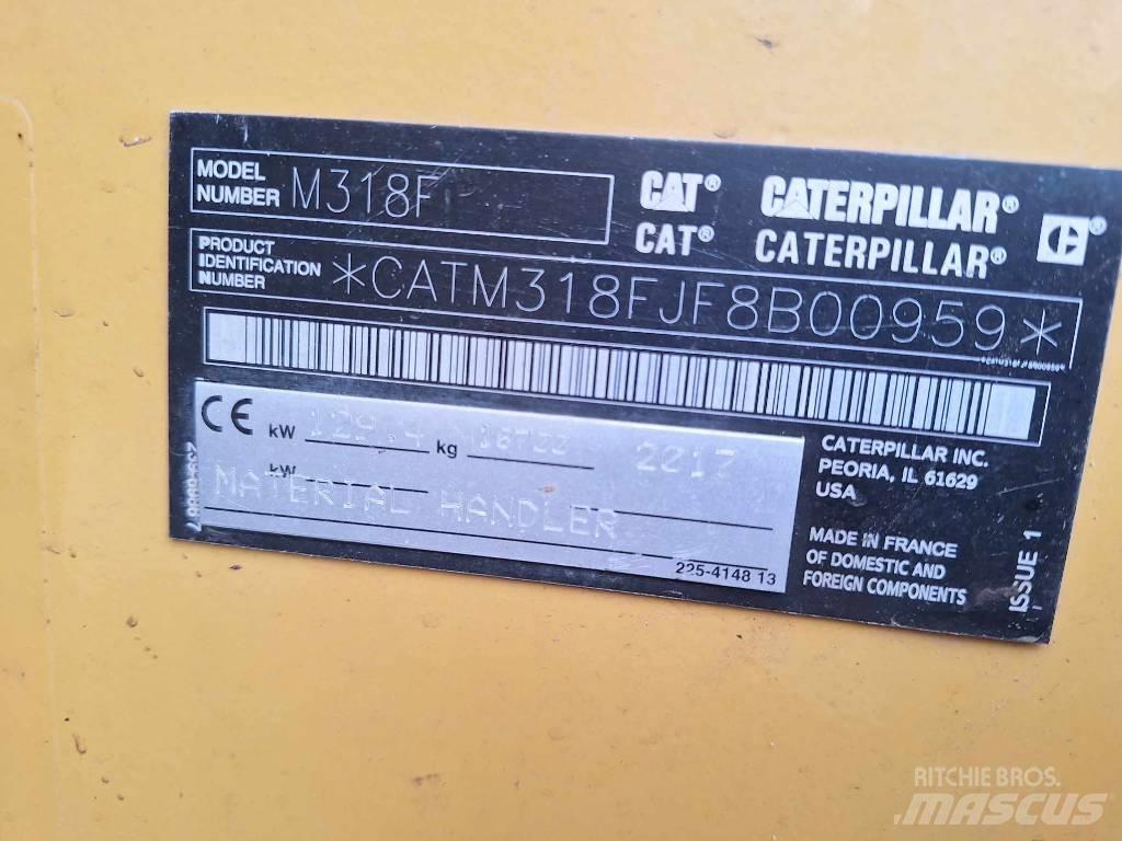 CAT M 318 F Hjulgravere