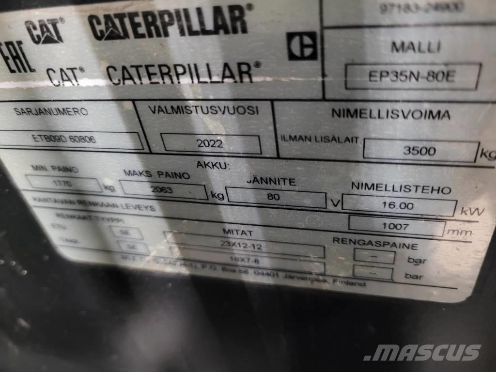 CAT EP 35 N Elektriske trucker