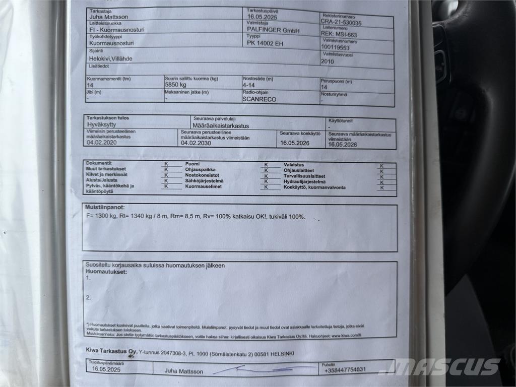 Volvo FH13 6X2 Kranbil