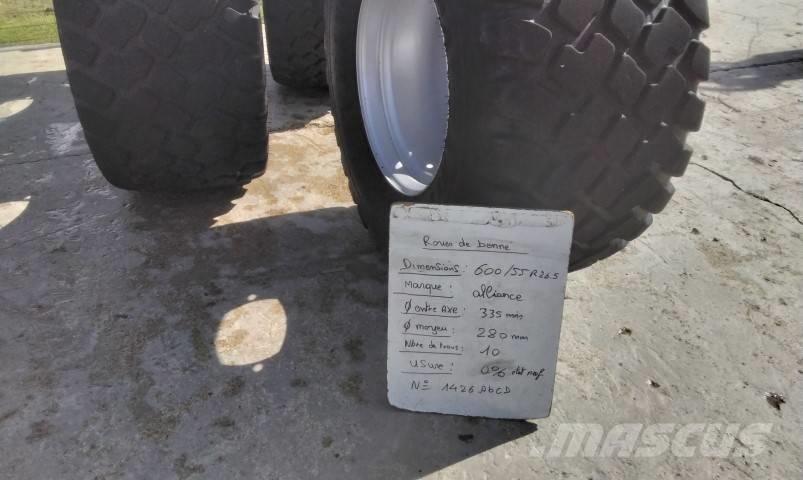 Alliance 600/55R26.5 Dekk, hjul og felger