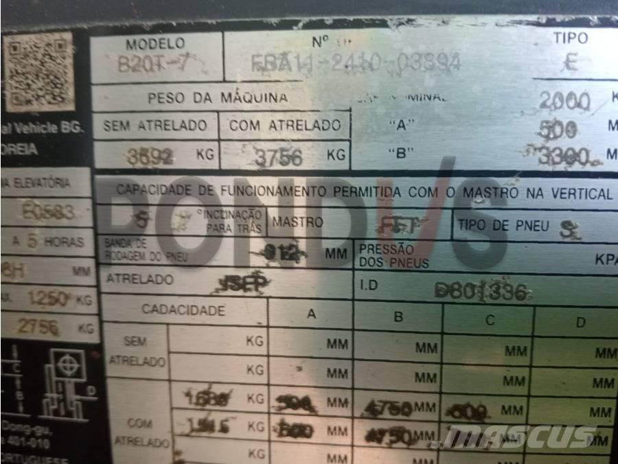 Doosan B 20 T-7 Elektriske trucker