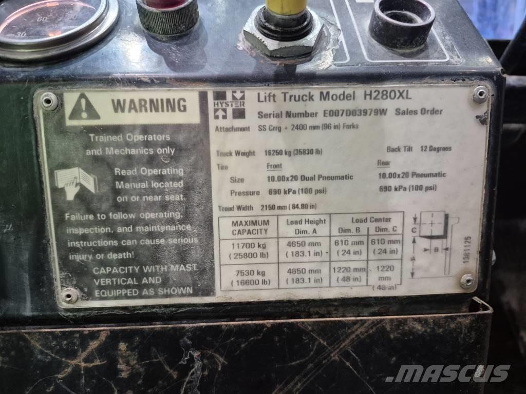 Hyster H 280 XL Gaffeltrucker - Annet