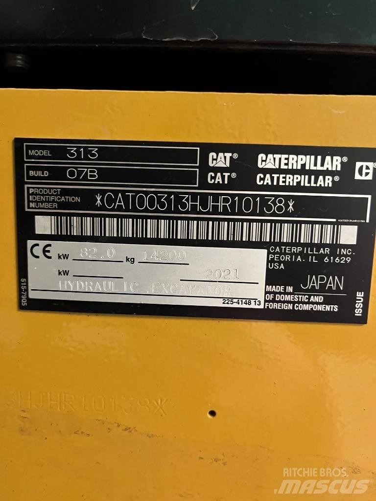 CAT 313 Next Gen Beltegraver