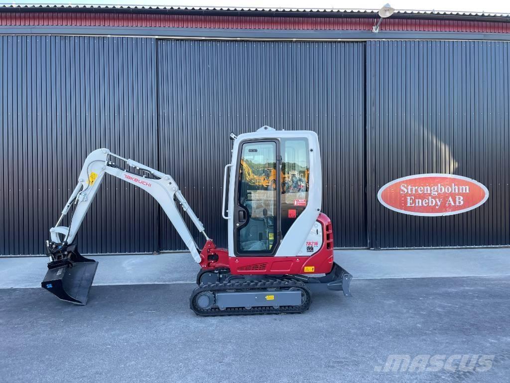 Takeuchi TB 216 Minigravere <7t