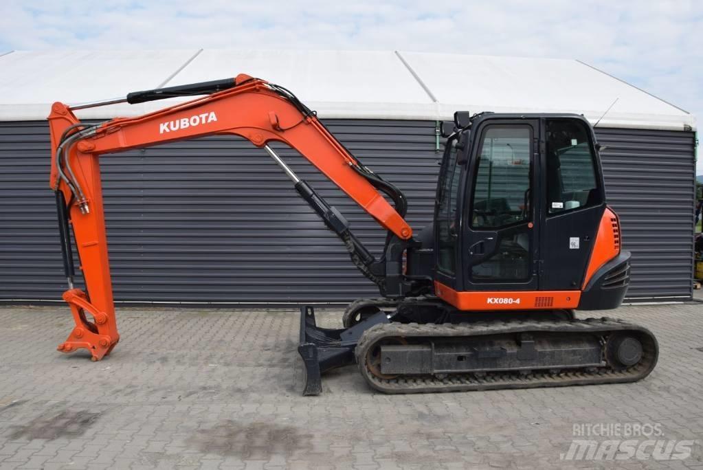 Kubota KX 080-4 Midigravere 7 - 12t
