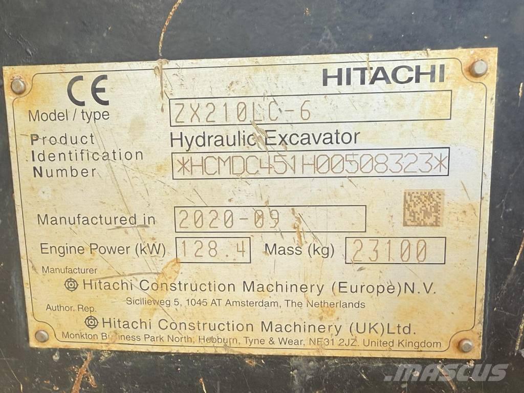 Hitachi ZX 210 LC-6 Beltegraver