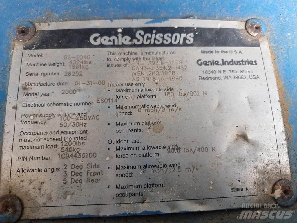 Genie GS2046 Sakselifter