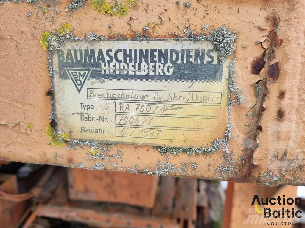 BMD RA700/4 Andre Jordforbedrings maskiner og ekstrautstyr