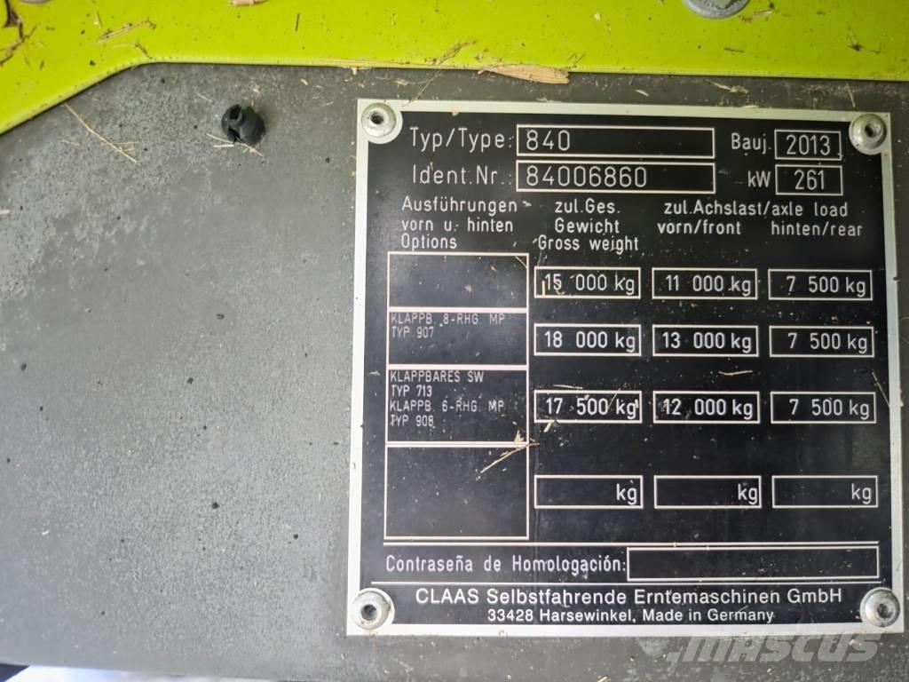 CLAAS Tucano 480 Skurtreskere