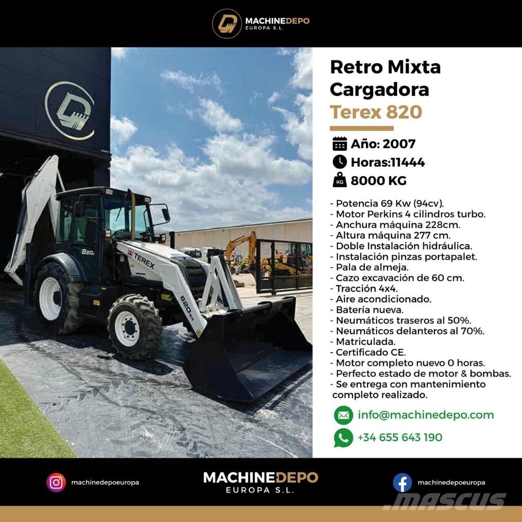 Terex 820 Traktorgravere
