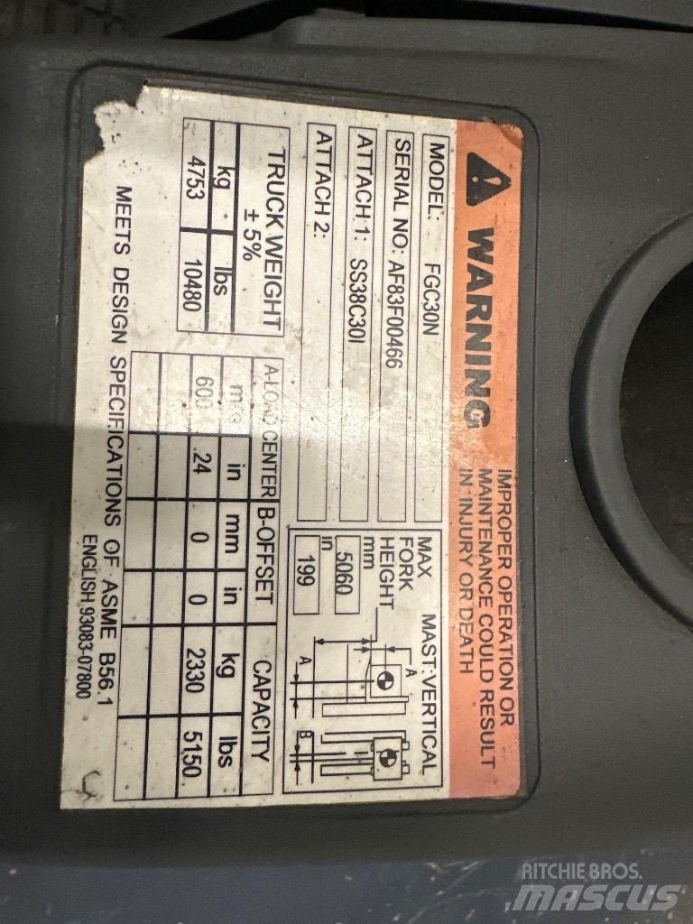 Mitsubishi FGC25N Gaffeltrucker - Annet