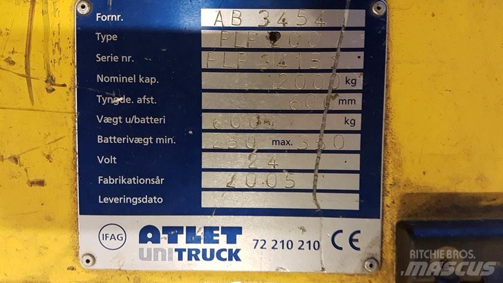 Atlet PLP200 Lavtløftende truck