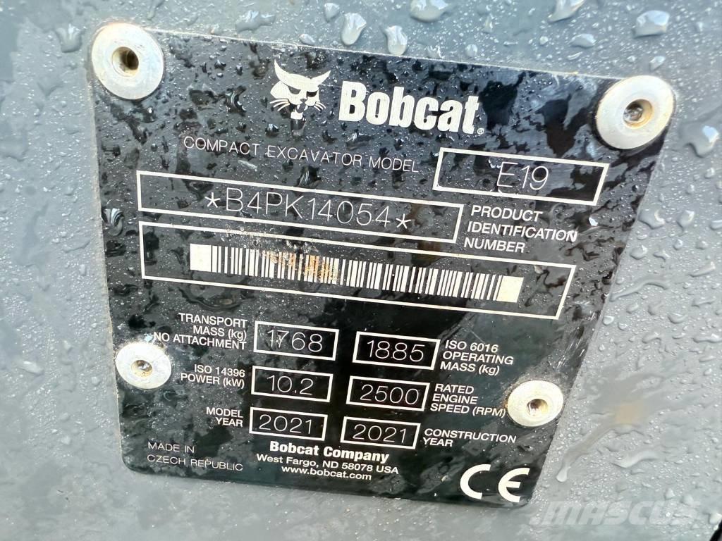 Bobcat E 19 Minigravere <7t