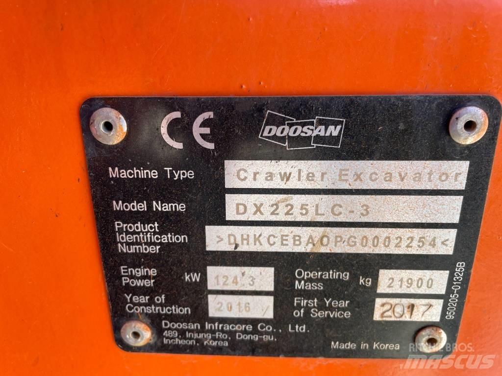 Doosan DX 225 LC-3 Beltegraver