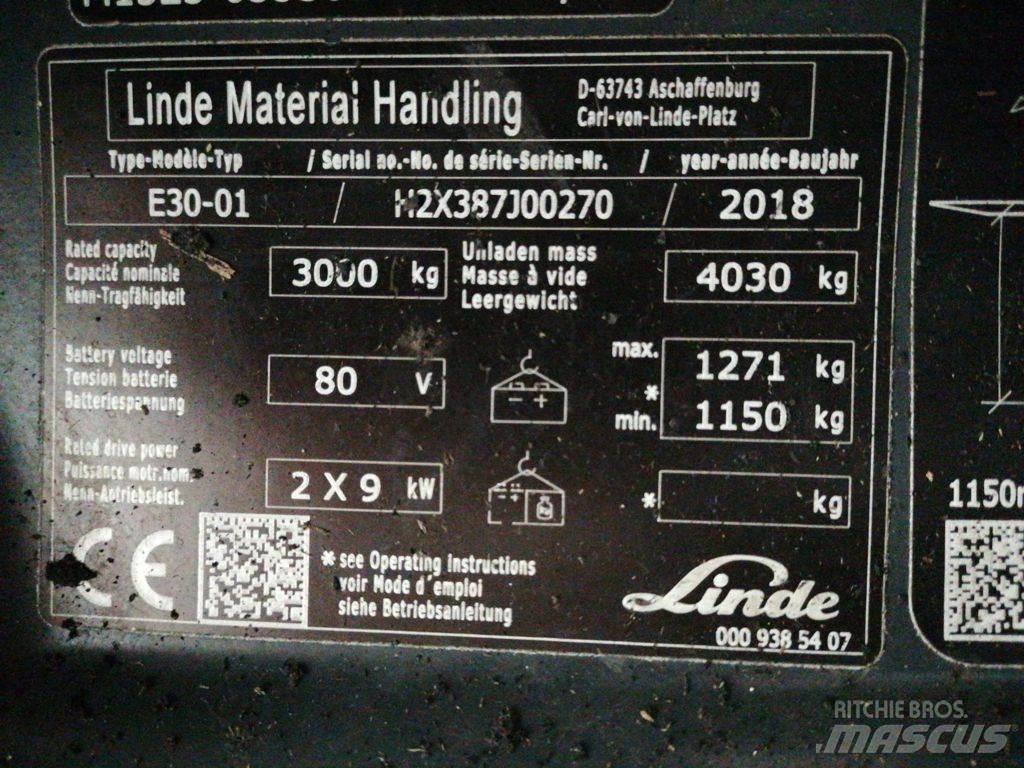 Linde E30-01 Elektriske trucker