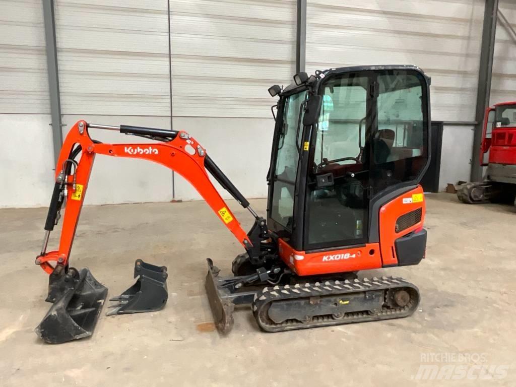 Kubota KX 018-4 Minigravere <7t