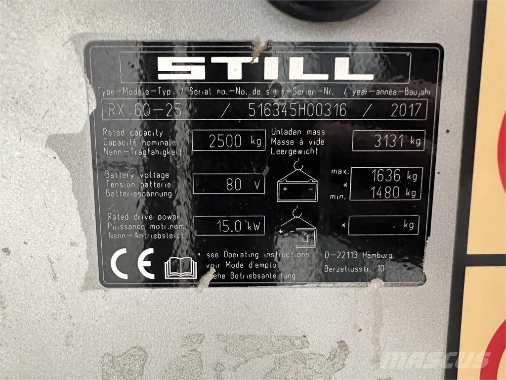 Still RX60-25 Elektriske trucker