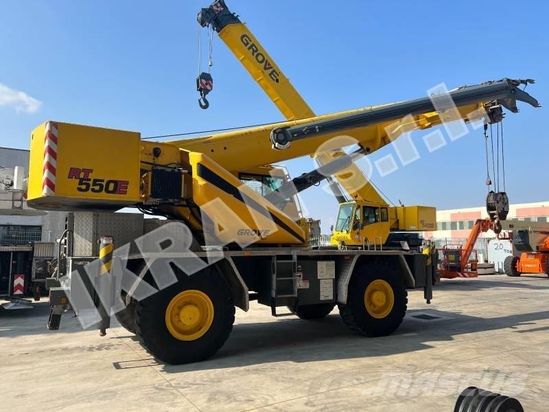 Grove RT550E Røff terreng kraner