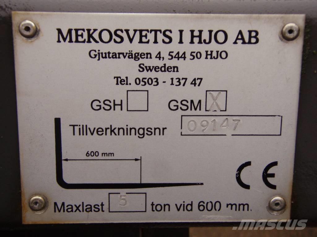  MSH Pallgaffel 5 Ton Pallegafler